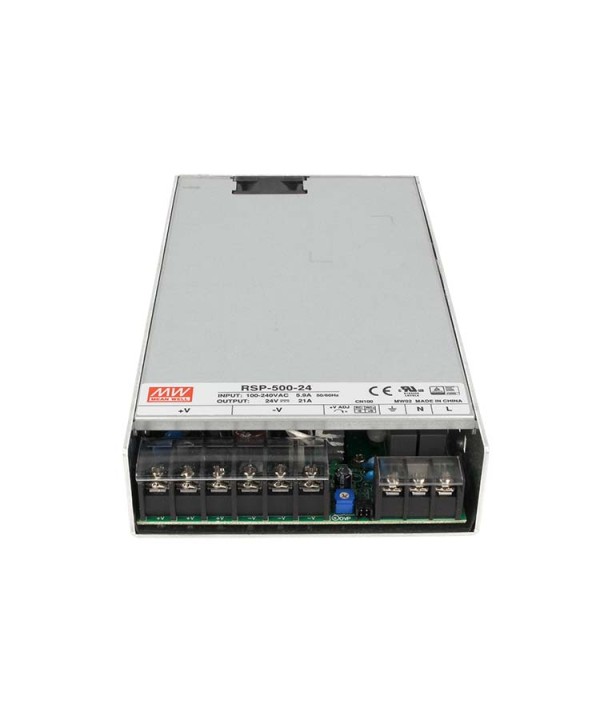 Alimentatore MeanWell CV Trasformatore RSP-500-24 500W 24V 21A