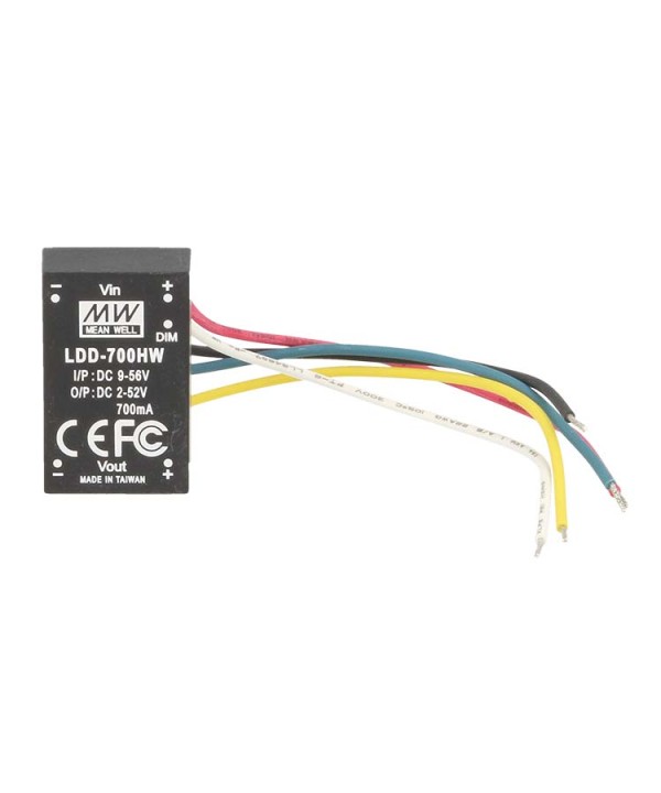 DC/DC Step Down Converter Meanwell LDD-700HW 700mA da DC9-56V a DC2-52V