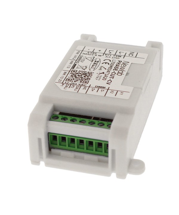 Newlab PHASE-CUT-CV Led Dimmer 12A 12V 24V 48V Ingresso Taglio di Fase Pulsante DALI 0/1-10V Potenziometro