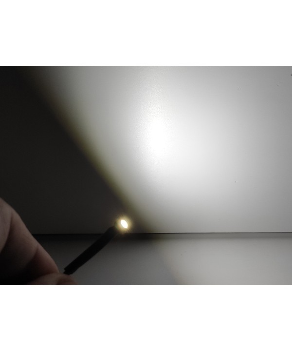 10 Pezzi Micro Mini Lampada Led Con Filo 12V Smd 3528 Colore Bianco Luci Spia Per Auto Jeep