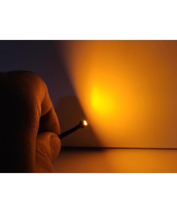 10 Pezzi Micro Mini Lampada Led Con Filo 12V Smd 3528 Colore Giallo Luci Spia Per Auto Jeep