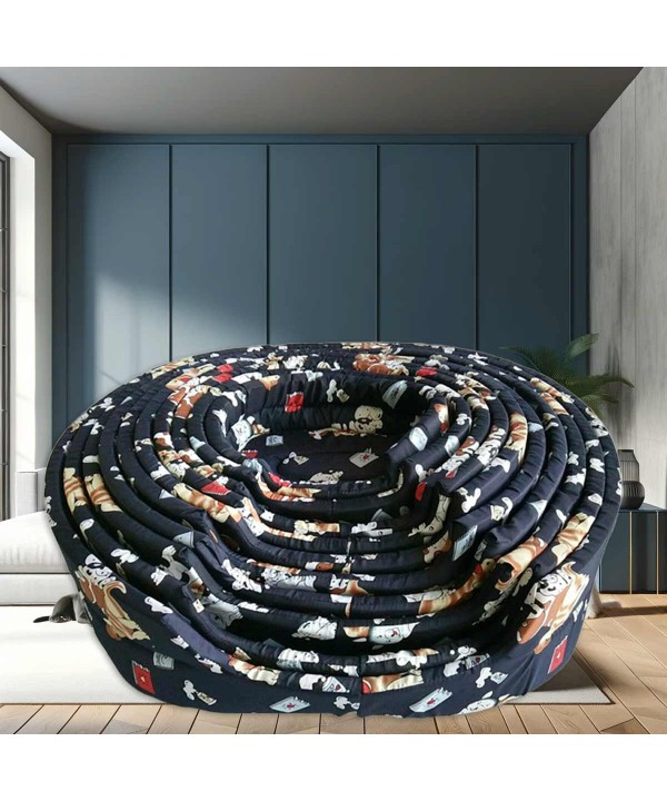 Cucce Termica Morbide per Animali Domestici Set da 10 Pezzi in Misure Diverse da 28-63cm Fondo Antiscivolo Modello Blu3199