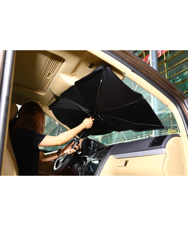 Ombrello Parasole Auto per Parabrezza Taglia Piccola 125X65cm