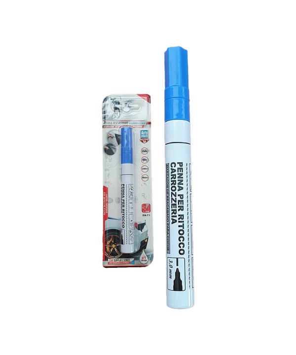 Penna Ritocco Carrozzeria Blu Cancella Graffi Leggeri
