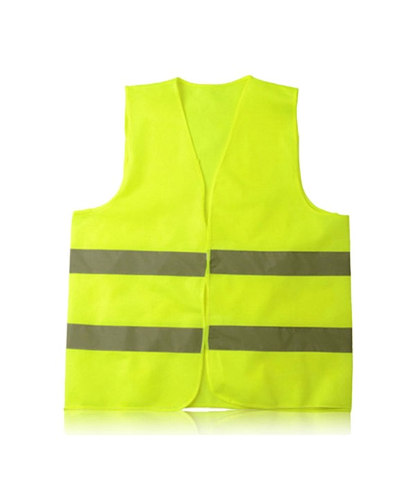 Gilet Catarifrangente di Sicurezza Giubbotto di Sicurezza Riflettente ad Alta visibilità Verde Taglia M