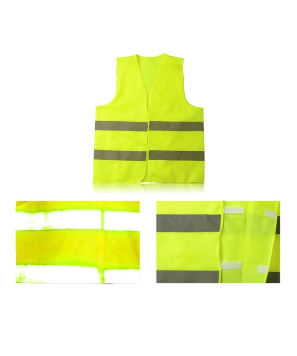 Gilet Catarifrangente di Sicurezza Giubbotto di Sicurezza Riflettente ad Alta visibilità Verde Taglia XXL