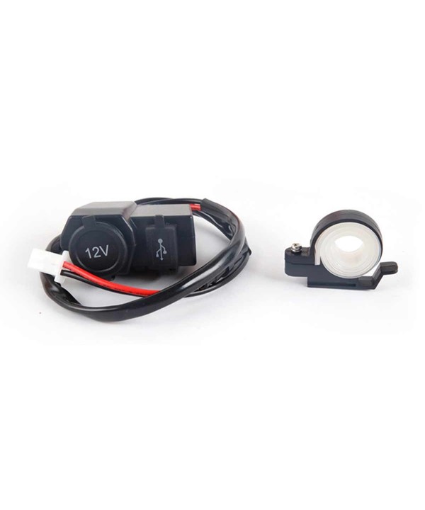 Accendisigari Moto Antiscivolo Durevole Impermeabile Jack di Ricarica USB e Smart IC Protezione Avanzata
