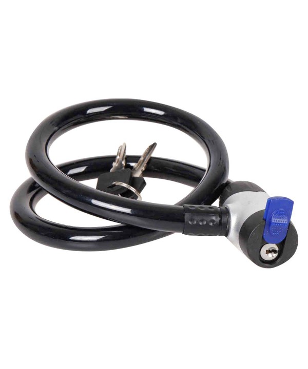 Catena Antifurto Bici Con 2 Chiavi 15X800mm Colore Nero