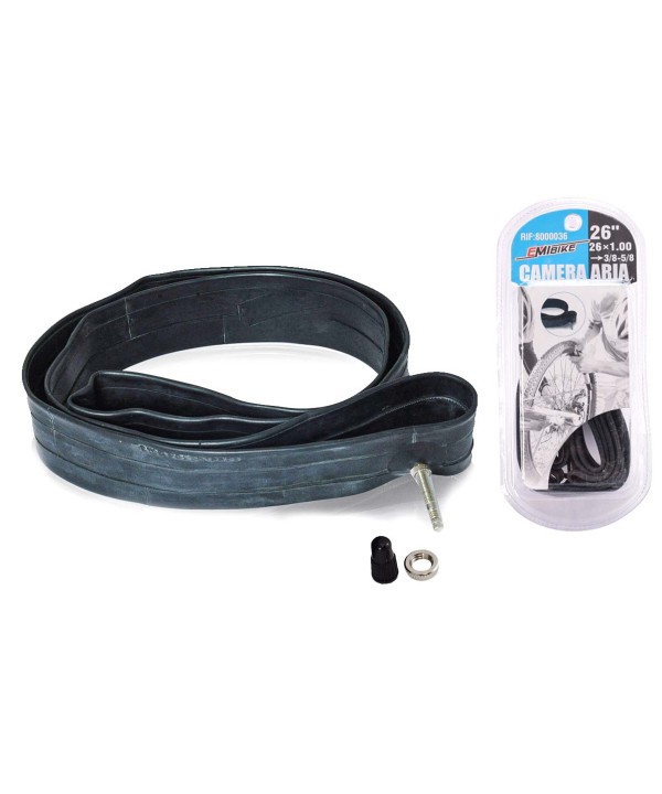 Camera d'Aria per Bici 26'' 26 X 1.00 - 3/8-5/8 Valvola Presta 37mm