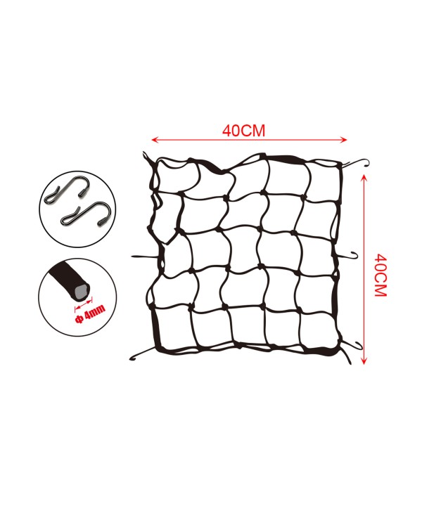 Rete Portabagagli Elastica 40x40cm