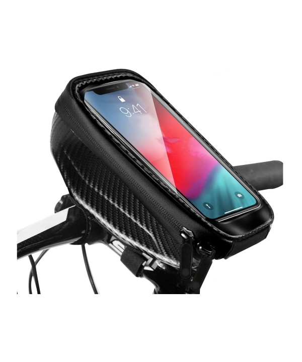 Borsa Porta Celluare Da Telaio Moto Bici Impermeabile Portaoggetti Universale Fino a 6,8 Pollici