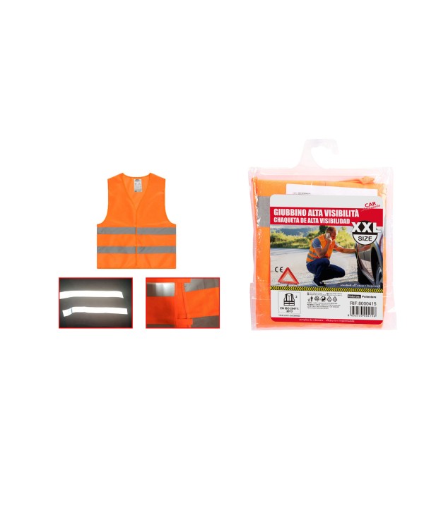 Gilet Catarifrangente Arancione Taglia XXL