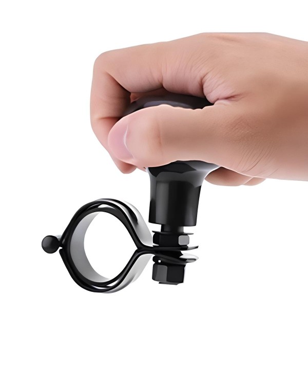 Pomello del Volante del Veicolo Manopola del Volante per Auto Universale per Impieghi Gravosi Nero