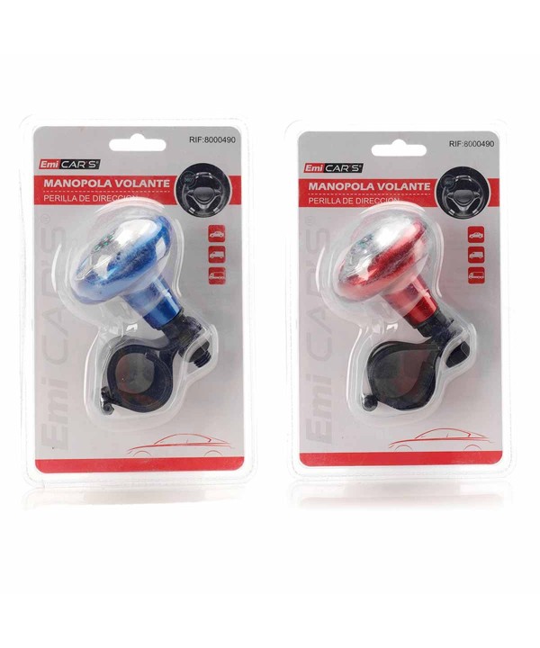 Manopola Volante Auto con Bussola Pomello Volante Universale per Impieghi Gravosi 6,5cm