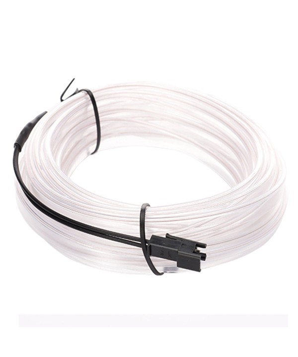 Striscia LED Decorativa Bianco Super Sottile per Interno Auto Lunga 5 Metri Tagliabile Alimentata da USB