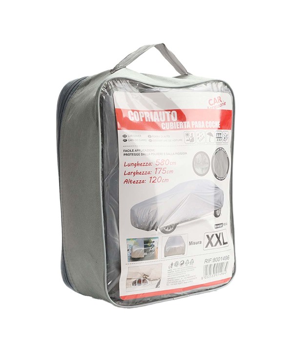 Telo Copriauto da Esterno Per Berline Misura XXL 580X175X120cm Impermeabile Antigraffio Resistente