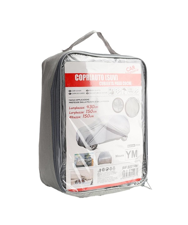 Telo Copriauto da Esterno Per SUV Misura S 430X150X150cm Impermeabile Antigraffio Resistente