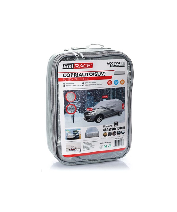 Telo Copriauto da Esterno Per SUV Misura M 480X150X150cm Impermeabile Antigraffio Resistente