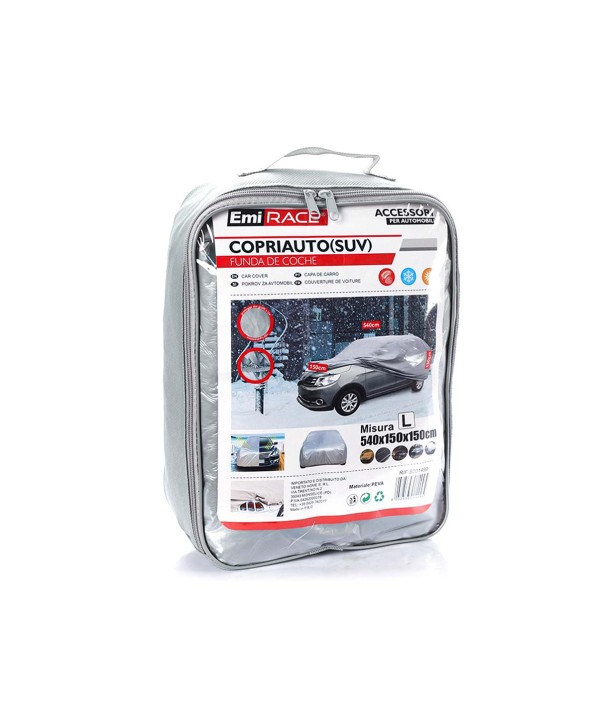 Telo Copriauto da Esterno Per SUV Misura L 540X150X150cm Impermeabile Antigraffio Resistente