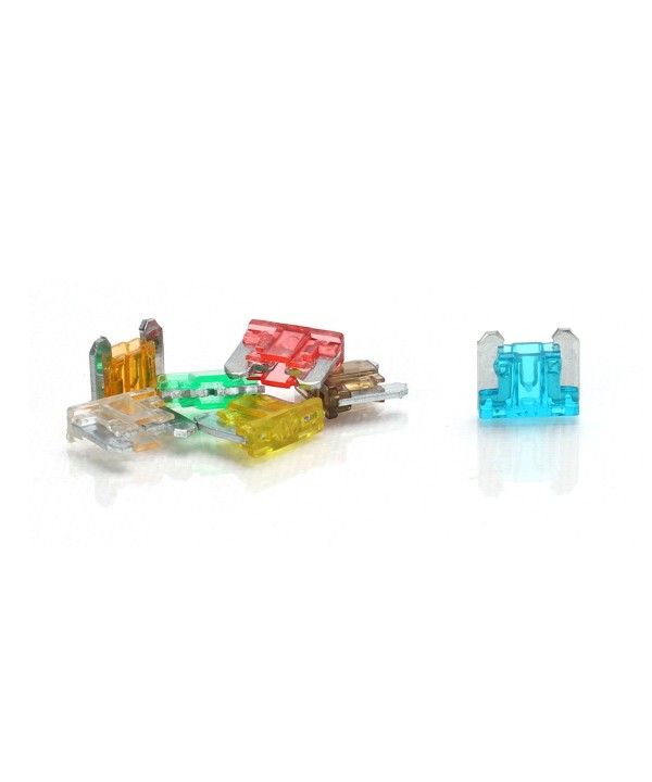 10 Fusibili Piatti Mini Corte Per Auto 12V 24V Max 32V 5A 7,5A 10A 15A 20A 25A 30A 8,7X10,9X3,8mm