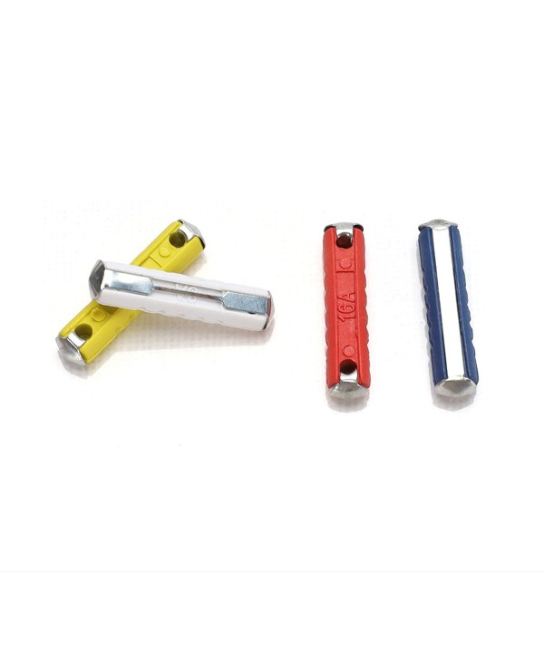 10 Fusibili Siluro Ceramica Per Auto 12V 24V 5A 8A 16A 25A D6mmX25mm