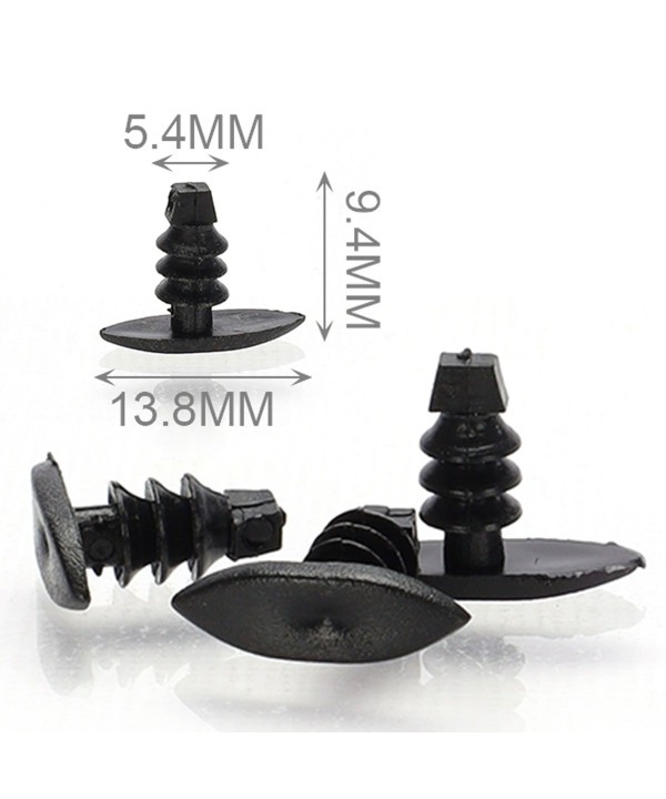kit 20 pezzi Clip Fissaggio Plastiche a Bottone