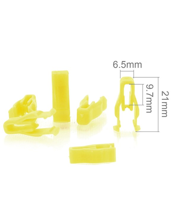 Set da 20 Pezzi di Clip Snap Switch in Plastica per Fissaggio Moquette Passaruota Arredamento Auto Plastic Fermo Rivetto Push