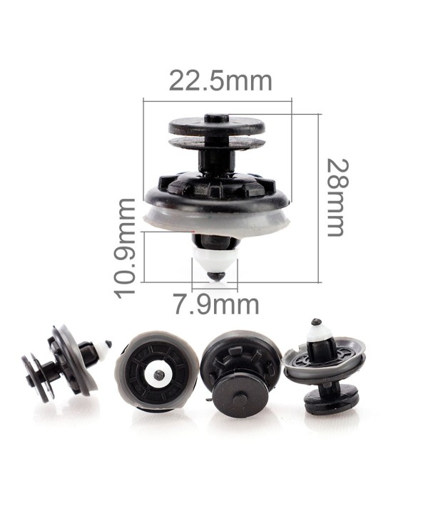 Set da 20 Pezzi di Rivetti di Fissaggio Porta Trim Pannello di Rivestimento Clip in Plastica per Auto - Dimensioni 10.9x22.5x82x7.9mm