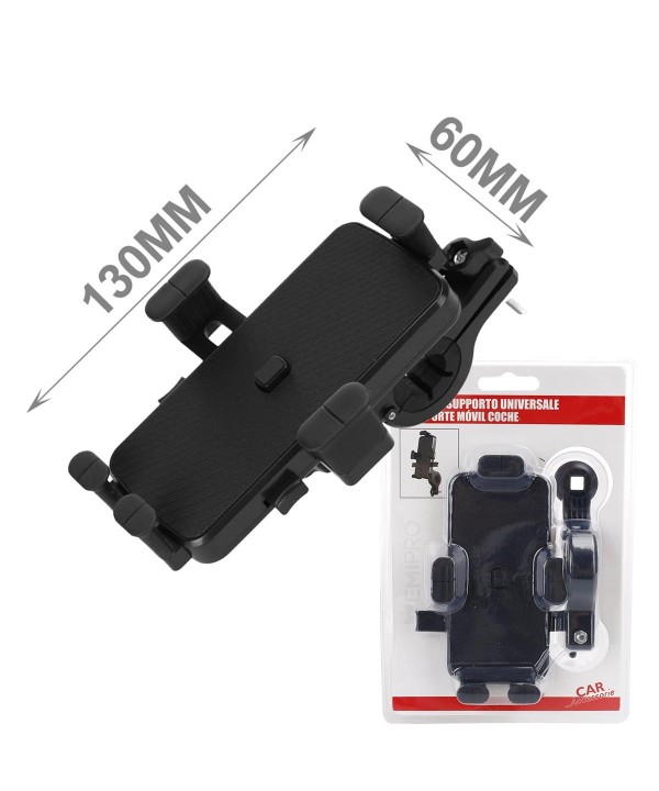 Porta Cellulare per Bicicletta Supporto Sicuro Stabile e Regolabile per il Manubrio Misura 130x60mm