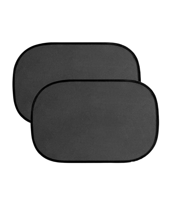 2 Pezzi Tendina Parasole Laterale Auto 44X38cm Nero