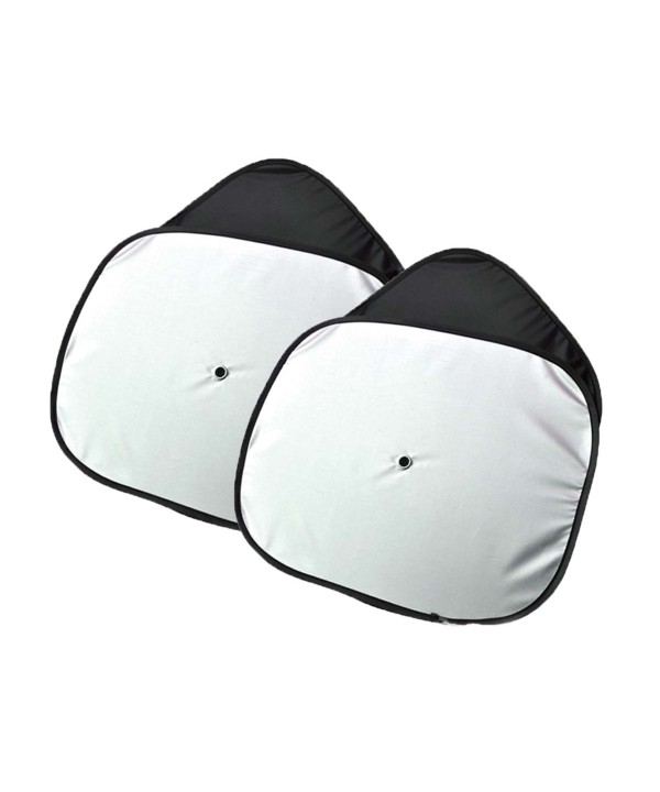 2 Pezzi Tendina Parasole Laterale Auto 44X38cm Argento