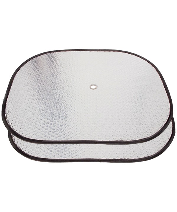 2 Pezzi Tendina Parasole Laterale Auto Materiale PE + Film Di Alluminio 44X38cm Argento