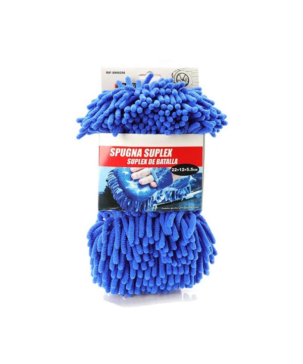Spugna Suplex in Poliestere per lavare a fondo il veicolo Spugna antigraffio e anti pelucchi