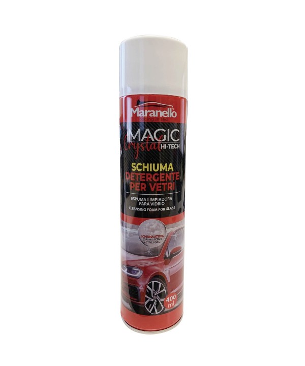Maranello Detergente per Vetri Auto  Schiuma Perfetta la Visibilità 400 mL