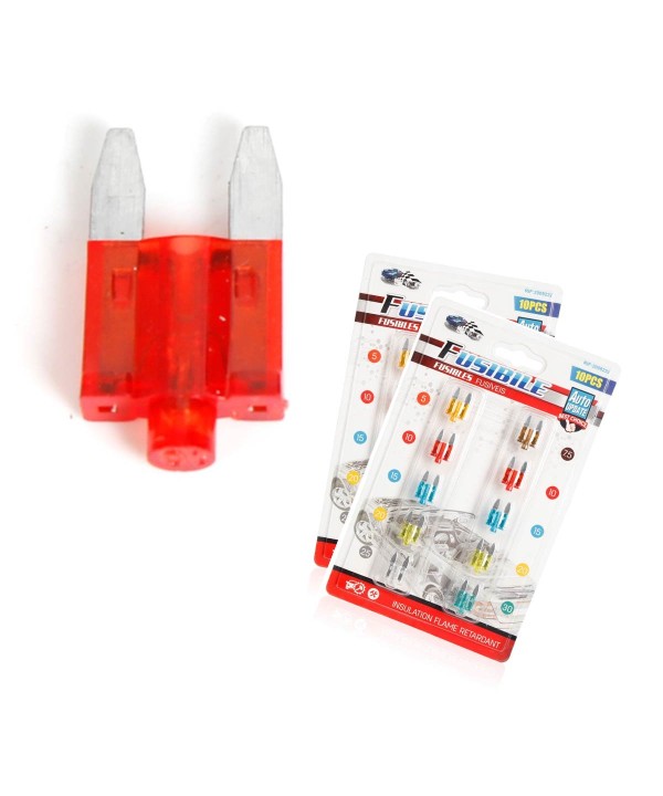 Kit 20 Pezzi Fusibili 5A 7.5A 10A 15A 20A 25A 30A per Auto Moto Camion 11.2x16.2mm