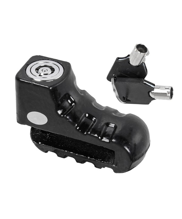 Lucchetto Bloccadisco Antifurto Per Moto Scooter Bici Senza Allarme Con 2 Chiavi
