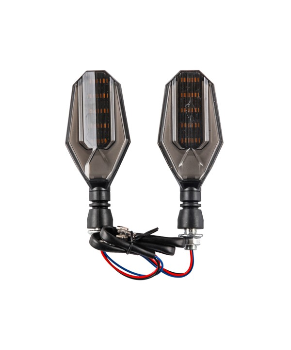 2 Indicatori di Direzione Lampada Frecce Led Per Moto Colore Arancione 12V 4,5W