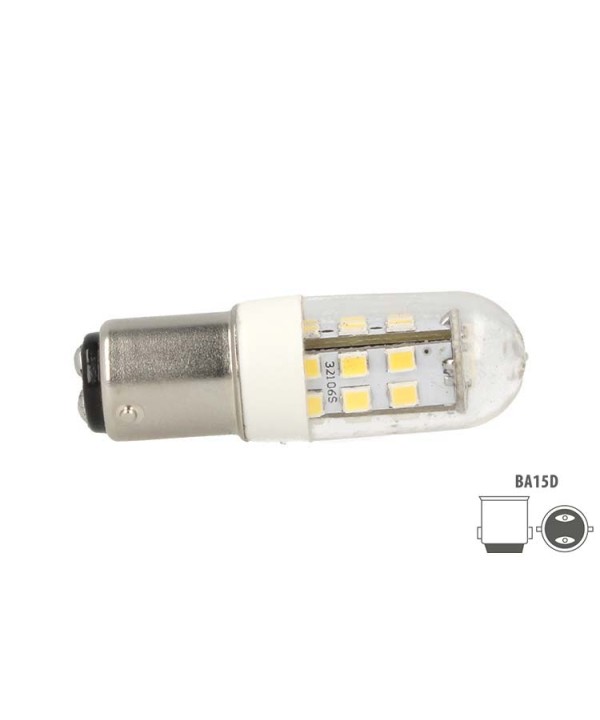 Lampada Led Barca BA15D Bianco Neutro 12V 24V 4W