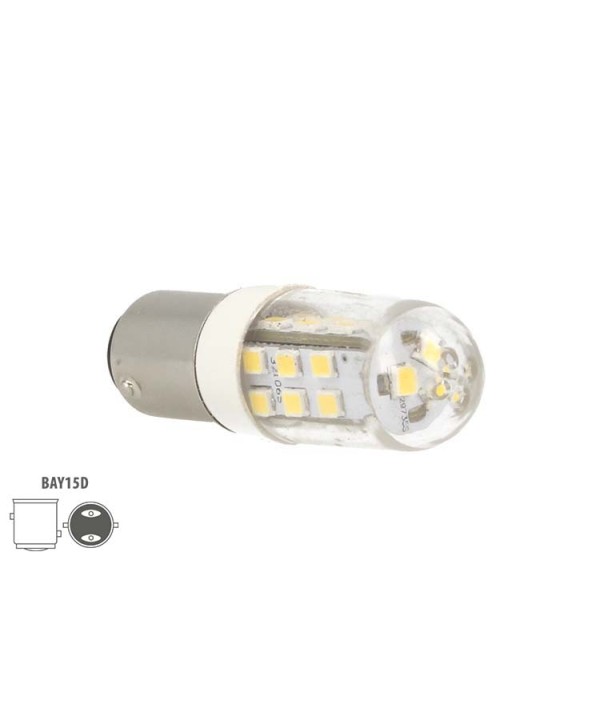 Lampada Led Barca BAY15D Bianco Neutro 12V 24V 4W