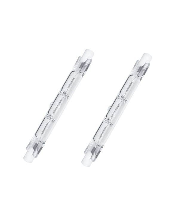 2 PZ Lampade Alogena Dimmerabile R7S 78mm 120W 2215 Lumen Bianco Caldo 2800K
