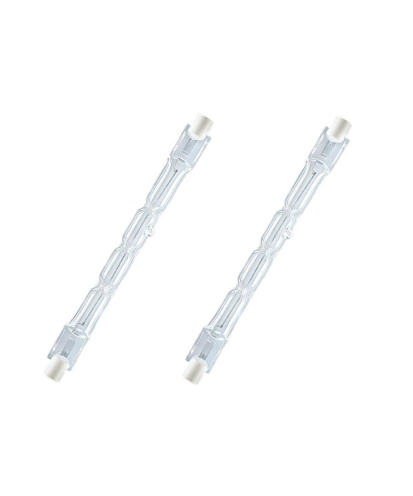 2 PZ Lampade Alogena Dimmerabile R7S 118mm 80W 1375 Lumen Bianco Caldo 2800K