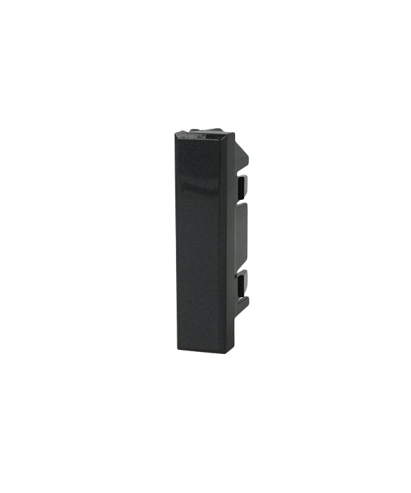 SANDASDON 4 Copritasti 1/2M Mezzo Modulo Nero Compatibile Con Bticino Axolute