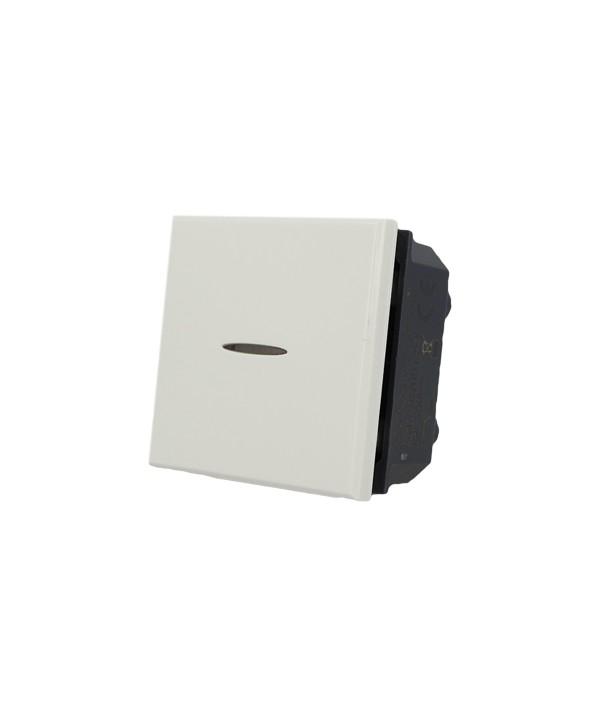 SANDASDON Pulsante Assiale 2M 1P 16A Bianco Compatibile Con Bticino Axolute