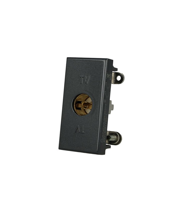 SANDASDON Presa TV Femmina Nero Compatibile Con Bticino Axolute