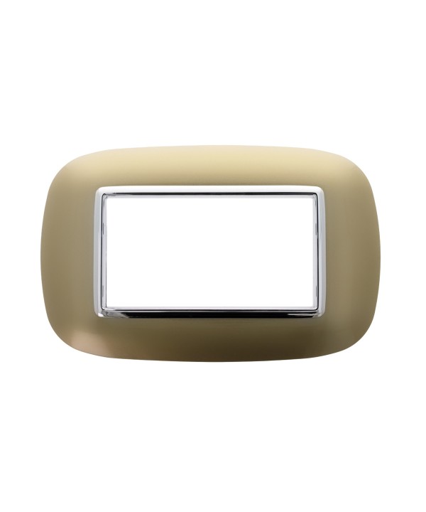 SANDASDON Placca Oval 4M Bronzo Compatibile Con Con Bticino Axolute