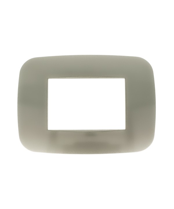 SANDASDON Placca Futura 3M Titanio Compatibile Con Bticino Axolute