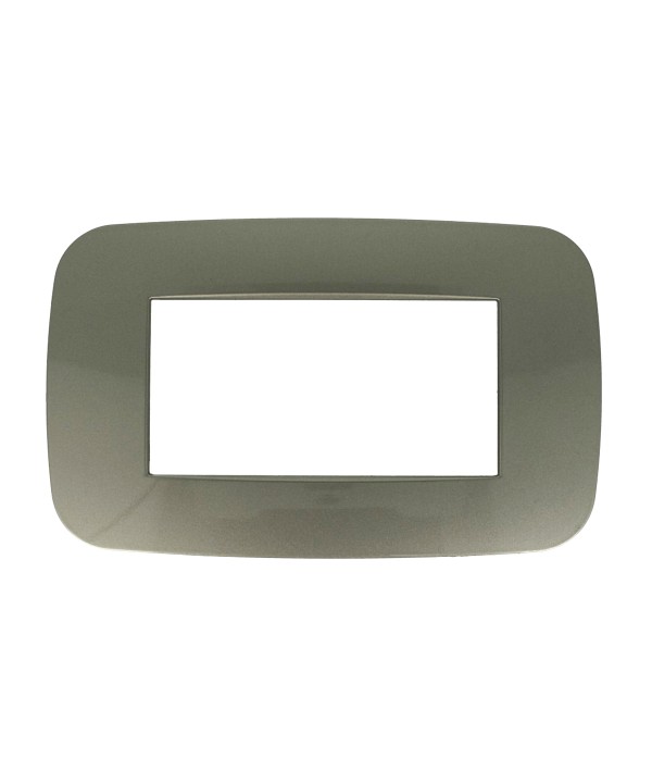 SANDASDON Placca Futura 4M Titanio Compatibile Con Con Bticino Axolute