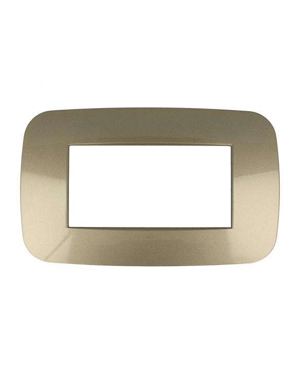 SANDASDON Placca Futura 4M Bronzo Compatibile Con Con Bticino Axolute