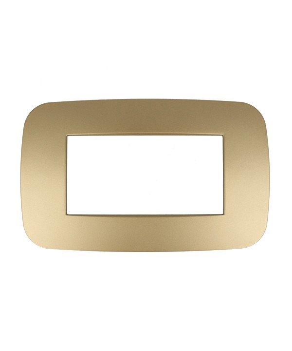 SANDASDON Placca Futura 4M Oro Compatibile Con Con Bticino Axolute