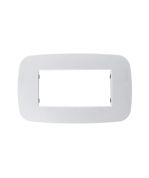 SANDASDON Placca Futura 4M Bianco Compatibile Con Con Bticino Axolute